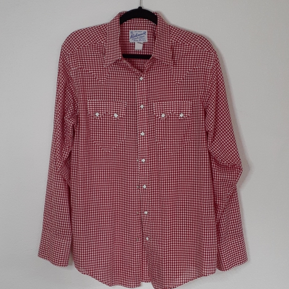 Mens vintage Rockmount Ranch wear western shirt,